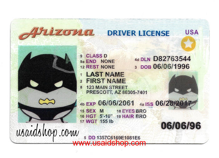 ARIZONA Fake IDs - Click Image to Close