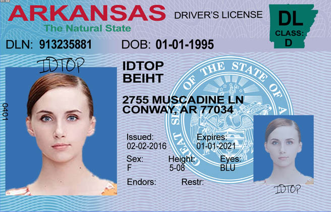 ARKANSAS Fake IDs