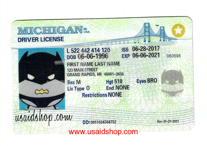MICHIGAN Fake IDs [ID-022]