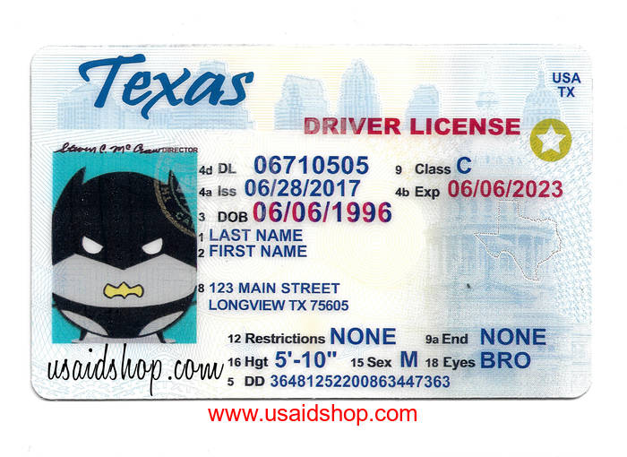 TEXAS Fake IDs [ID-039]